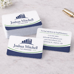 Carte De Visite Comptable Professionnel Préparateur de Déclaration