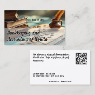 Carte De Visite Comptable QR