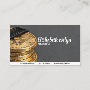 Carte De Visite Concept d'art de la crypto-monnaie g43