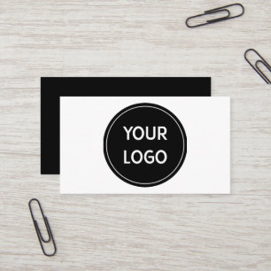 Carte De Visite Concept de logo QR premium pour moderne