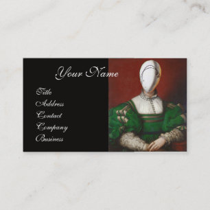 CARTE DE VISITE CONCEPTEUR DE COSTUME THÉATRIQUE MODE RENAISSANCE