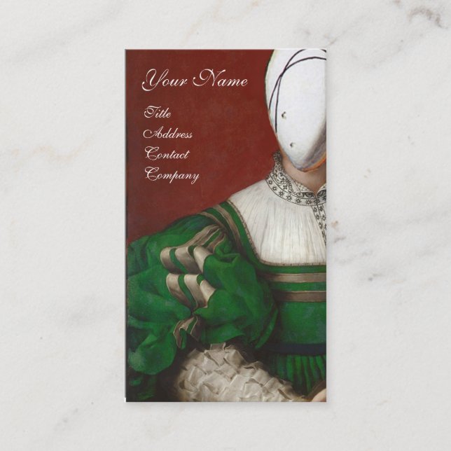 CARTE DE VISITE CONCEPTEUR DE COSTUME THÉATRIQUE MODE RENAISSANCE (Devant)