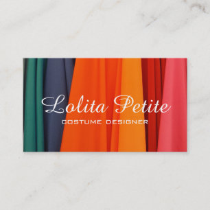 Carte De Visite Concepteur de costumes en tissu Mode Alterations