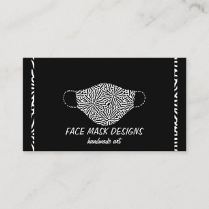 Carte De Visite Concepteur de couvre-visage de fabricant de masque