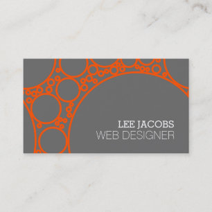Carte De Visite Concepteur de développeur Web Tech Computer Progra
