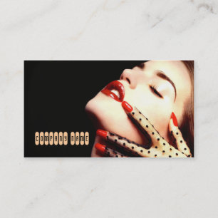 Carte De Visite Concepteur de ongles professionnels / Styliste / C