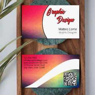 Carte De Visite Concepteur Graphique Moderne