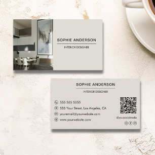 Carte De Visite Concepteur photo personnalisé professionnel