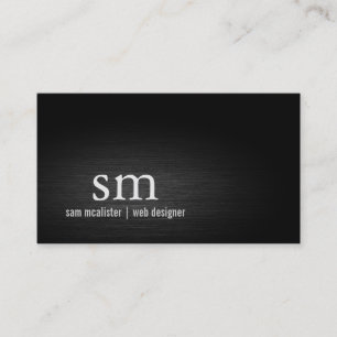 Carte De Visite Concepteur Web Monogramme Technique Internet