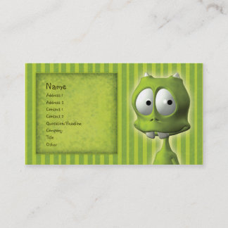 Carte De Visite Conception Alien