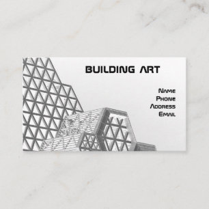 Carte De Visite Conception architecturale avec les éléments