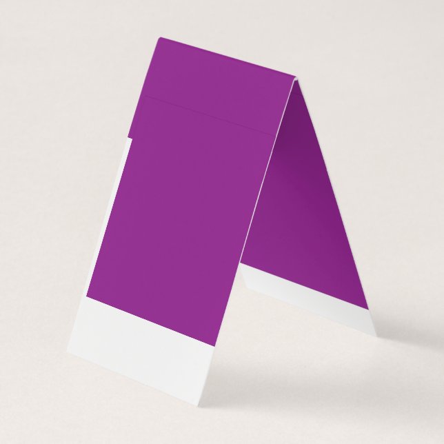 Carte De Visite Conception avec un Arrière - plan violet étonnant  (Dos)