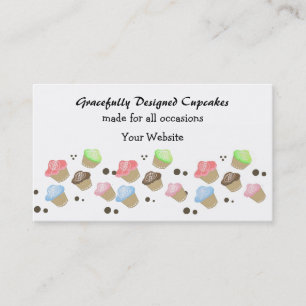 Carte De Visite Conception Cute Mini Cupcake