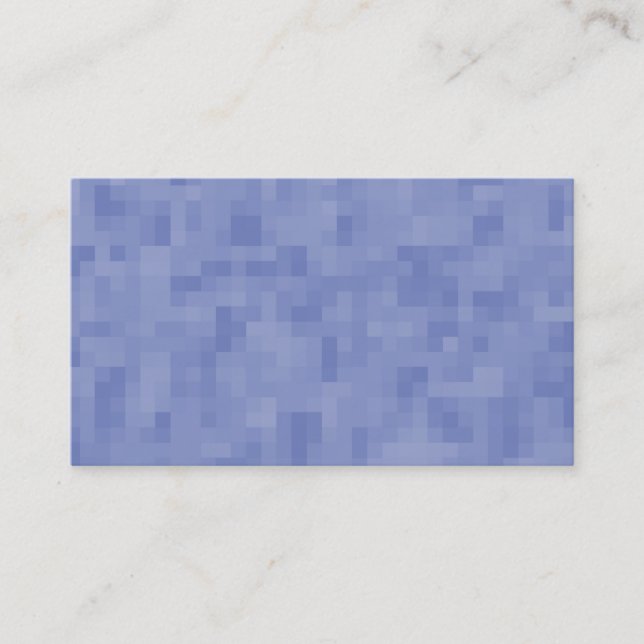 Carte De Visite Conception d'abrégé sur bleu (Devant)