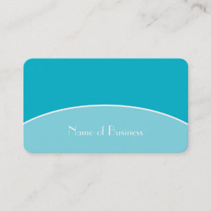 Carte De Visite Conception d'arche minimaliste sarcelle