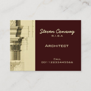 Carte De Visite Conception d'architecture gothique de ~