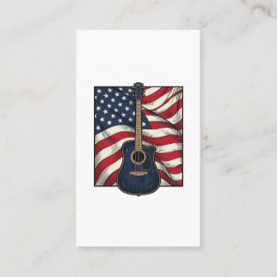 Carte De Visite Conception de chemise vectorielle drapeau patrioti