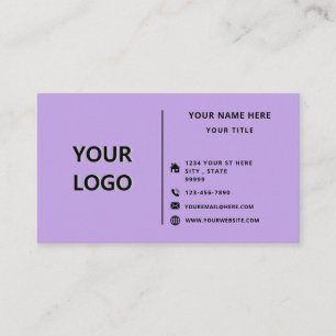 Carte De Visite Conception de logo professionnel moderne sur mesur