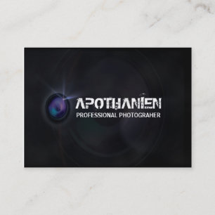 Carte De Visite Conception de photographe