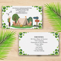 Conception d'entreprise de camping rustique pour p