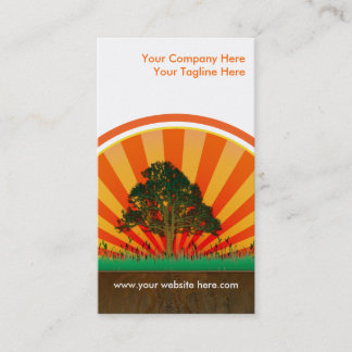 Carte De Visite conception d'été