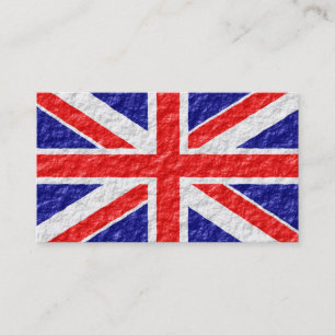 Carte De Visite Conception du drapeau Union Jack