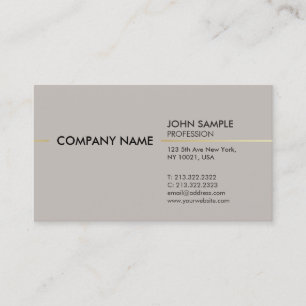 Carte De Visite Conception élégante professionnelle moderne