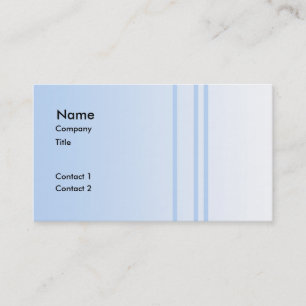 Carte De Visite Conception élégante simple bleu-clair