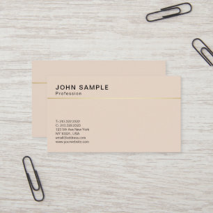 Carte De Visite Conception Minimaliste Élégante Couleur Créative