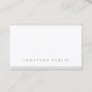 Carte De Visite Conception minimaliste moderne simple élégant luxe