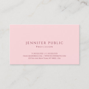 Carte De Visite Conception moderne personnalisée Elégant Luxe Prem
