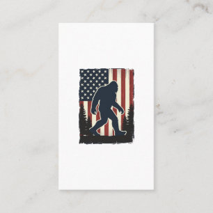 Carte De Visite Conception vectorielle de forêt de drapeau américa