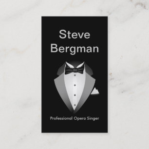 Carte De Visite Concert de théâtre professionnel de l'opéra Singer