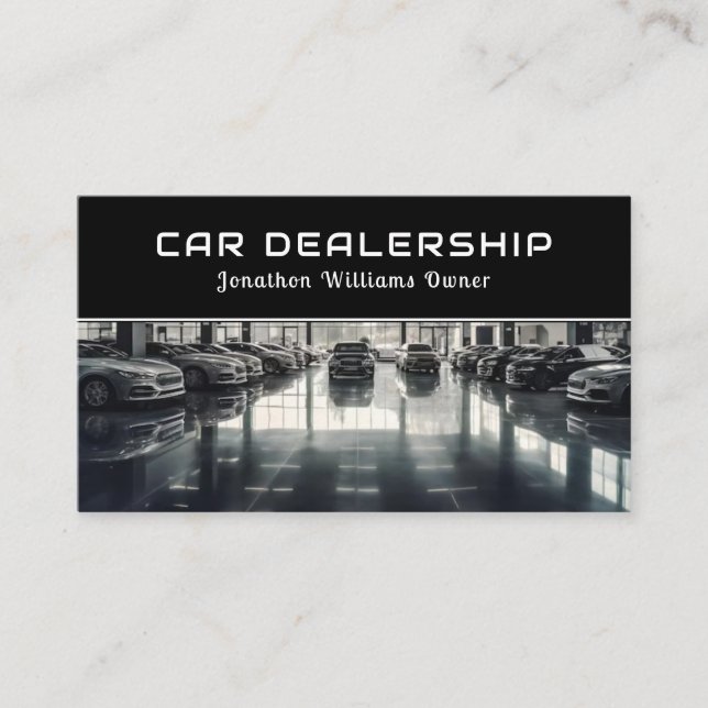 Carte De Visite Concessionnaire automobile - Associé aux ventes au (Devant)