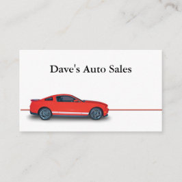 Carte De Visite Concessionnaire automobile d'occasion