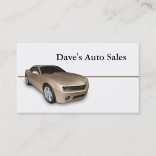 Carte De Visite Concessionnaire automobile d'occasion