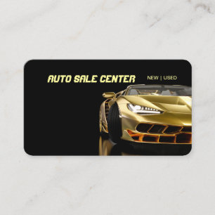 Carte De Visite Concessionnaire automobile et associé des ventes a