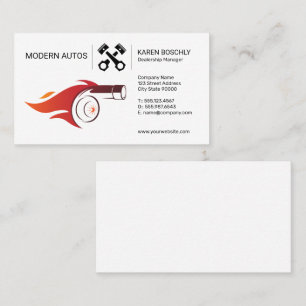 Carte De Visite Concessionnaire automobile   Maintenance automatiq