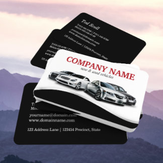 Carte De Visite Concessionnaire de voitures d'occasion Classy