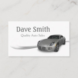 Carte De Visite Concessionnaire et service de voitures d'occasion