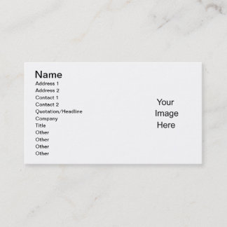Carte De Visite Concevez votre propre Businesscard