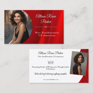 Carte de visite Concours de Beauté Ruby Shine
