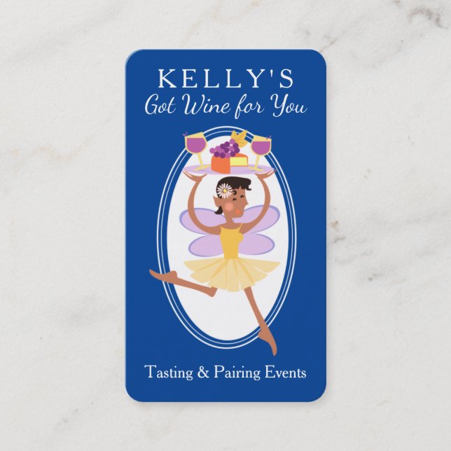 Carte De Visite Concours de dégustation de vins afro-américains (Devant)