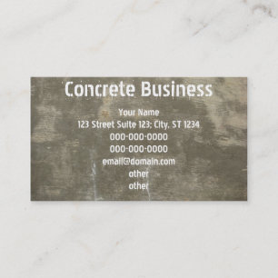 Carte De Visite Concret