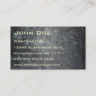 Carte de visite concret de texture de lune