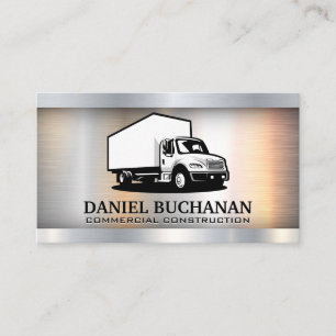 Carte De Visite Conducteur de Camion Commercial   Transport
