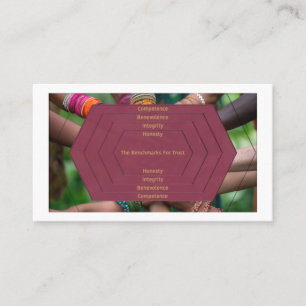 Carte De Visite Confiance → Leadership transformationnel (avec cod