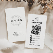 Connectez-vous aux médias sociaux américains QR Co