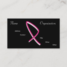 Carte De Visite Conscience de cancer du sein