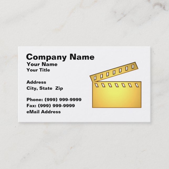 Carte De Visite conseil d'applaudissements du film 3D (Devant)